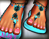 ! Turquoise Sandals