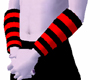 Red/Blk Left Armwarmer