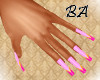 BA l Pink&Org Nails