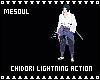 Chidori Lightning Action