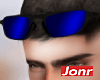 Glasses On Head Blue