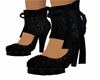 black burlesque shoes