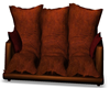 brown cuddle couch