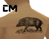 Majestic Boar Back Tat