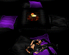 purple/blk 6ps fireplace