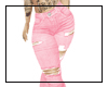 Jeans ripped-pink(Med)