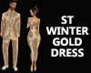 ST WINTER GOLD DRESS