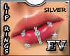 EV Silver Lip Piercing