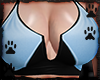 Top Blue Broken Heart