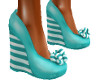 SHOES TEAL SUMMER