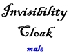 ~D~ Invisibility Cloak M