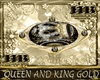 QUEEN AND KING GOLD HB
