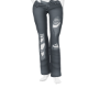 Grey unzipped Denim