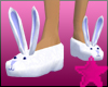 [B] B/W  Bunny Slippers