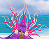 Pink Mermaid Headdress