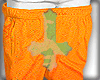 short custom orange