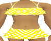 bikini w skirt yellow