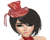Elegant Red xmas hat