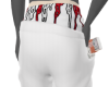 RED N WHITE SWAG SHORTS