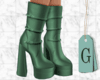 G. Leather Boots Jade