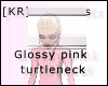 [KR] Pink turtleneck