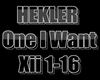 Hekler - One I Want
