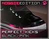 ME|Sneakers|Black/Pink 