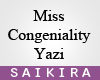 SK|Miss Congeniality Yaz