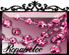 *R* Pink Beads Sticker