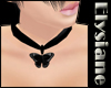 {E} BlkButterfly CollarM