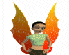 Fire glitter wings