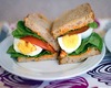 Egg and Tomato Sandwich