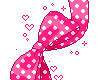 Pink Spotty Bow