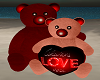 Red Romantic Love Bears