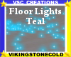 Floor Lights Teal