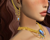 Opal/Gold earrings