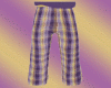 plaided shorts (purple)