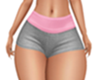 Grey & Pink Shorts