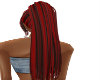 blk/red ponytail