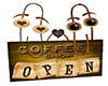 :) Coffee Shop Open sign