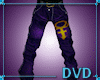 Purple funk jeans