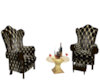 Black & Gold Chairs/drin