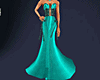 !Beaded Gown - Turquoise