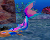 mermaid tail pink & blue