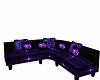 Purple butterfly couch