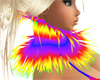 Rave Rainbow Fur Choaker