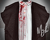 M. Blood coat&shirt