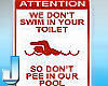 Don't pee in the pool!