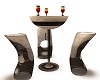 LL~CREAM & WOOD L. TABLE