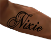 NIX~Nixie Tattoo arm